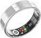 2025 Neuer ultradünner Smart-Ring, überwacht 24/7 Herzfrequenz, SpO2, Schlaf, Körpertemperatur usw. Ringe für Männer und Frauen, Keine Abonnementkosten, Android iOS (Silber Größe 12)