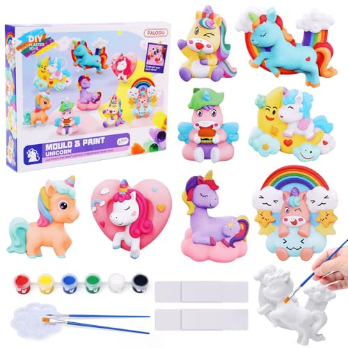 Ballery Kit Pintura Dinosaurios Juguetes Manualidades Niños Juguetes para Pintar Juego de Arte de Escayola Regalos de Creativo para Cumpleaños Navidad Niños Niñas 3 4 5 6 7 8 9 Años