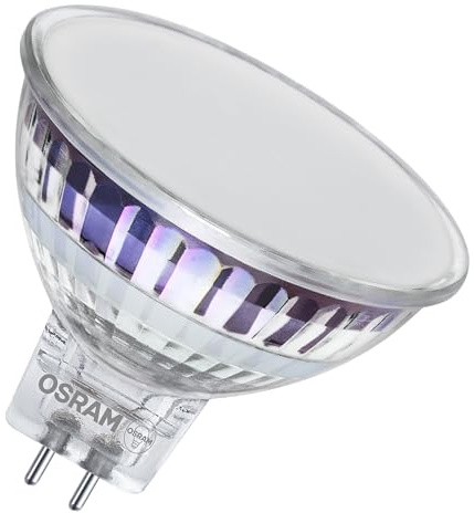 OSRAM LED-spotlight Star MR16 5,3W 827, 2700K varmvit, GU5.3, 120°, 630 lm, lågspänning, ingen uppvärmningstid