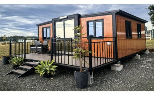 Casa Contenedor Amueblada de Lujo de Alta Gama 20FT/30FT/40FT - Villa Pod Modular Multi-Habitación con Baño Privado y Cocina Americana para Alquileres Vacacionales Premium
