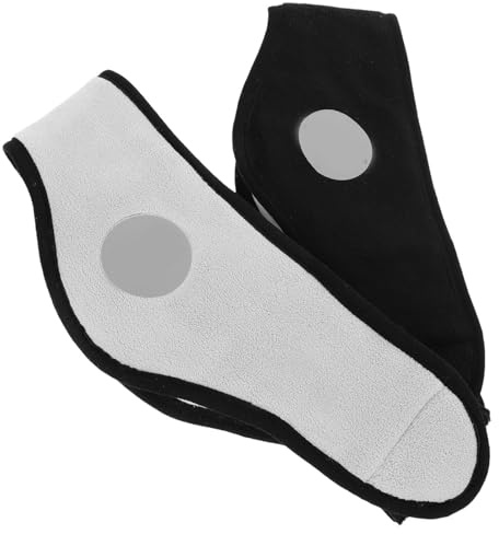 2pcs Sleep Mask with Ear Cover Cotton Spandex Polyester for Men Women | Adjustable Hook and Loop Fit, Soft Non Pressing Feel, for Home Sleeping Use