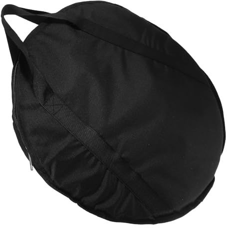 VALICLUD Black 20 Inch Wear-Resistant Cymbals Bags with Handheld Tote Design for Secure Instrument Transport in Drumming Events