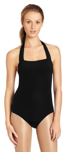 Capezio Halter Leotard, Black, Medium