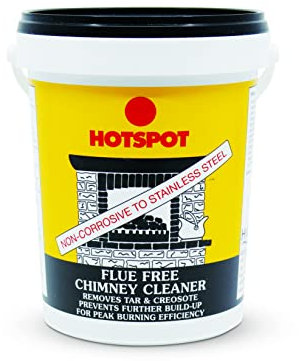 Hotspot Flue Free Chimney Cleaner 750g- – Powerful Soot & Tar Remover for Fireplaces & Stoves; Easy-to-Use Chimney Cleaning Aid for Improved Draw, Cleaner Burning & Home Heating Efficiency