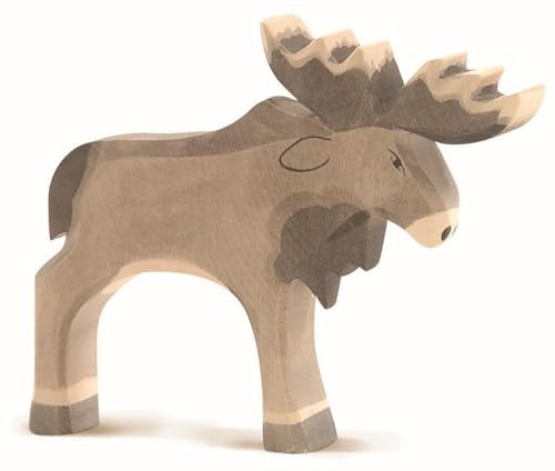 OSTHEIMER 2263 Elch aus Holz Länge 19cm Tiere aus Aller Welt