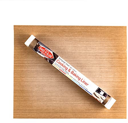 Bake-O-Glide STD0150 Non Stick Reusable Cooking/Baking Sheet, Brown, 400 x 330mm