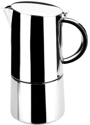 Lacor 62056 Cafetière Express Moka 6 Tasses 18/10 Inox | Fabriqué en acier inoxydable de qualité alimentaire; haute résistance à la corrosion et usure quotidienne