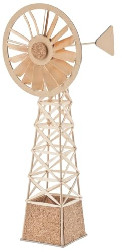 matches21 HOME & HOBBY Windrad DIY Holz Bastelset für Kinder ab 11 Jahren Bausatz