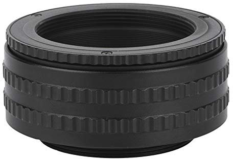 Topiky Objektivadapterrohr, M42 auf M42 Einstellbarer Fokus Objektivadapter Helikoid-Objektivadapter Makro-Tubus Zubehör 25-55 mm