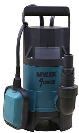 Mylek Submersible Water Pump 750W Electric for Clean or Dirty Water with Float Switch, 14000L/H, 10M Power Cable - for Floods, Pools, Wells, Pond, Hot Tubs