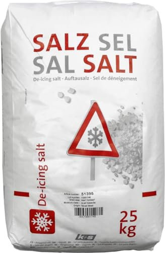 Streusalz Auftausalz von Nordsalz 25Kg schnelle Wirkung bei Schnee- und Eisglätte von Landree®