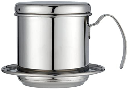 Trung Nguyen Kaffee-Tropffilter - Silber, Vietnamesischer Kaffeefilter mit Schwerkraft-Einsatz für aromatischen Kaffee