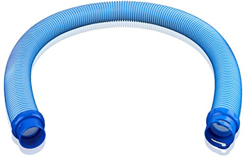 ZoneYan - Tubo flessibile di bloccaggio attorcigliato, 1 m, 40 mm, tubo flessibile per pompa piscina, kit di ricambio per pulitore piscina Zodiac MX6 MX8, blu