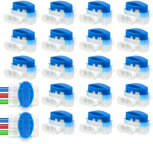 20 pezzi Morsetti per Cavi/Cavo Connettori Stagni Morsetti per Cavi Impermeabile Connettore Cavo Connettore con Gel Connettori Elettrici Impermeabili Connessioni per Cavi Elettrici per Husqvarna
