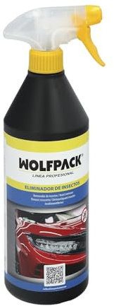 WOLFPACK LINEA PROFESIONAL Elimina Insectos/Excrementos Pajaros para Cristal/Lunas Parabrisas Coches 750 Ml. Insect Remover