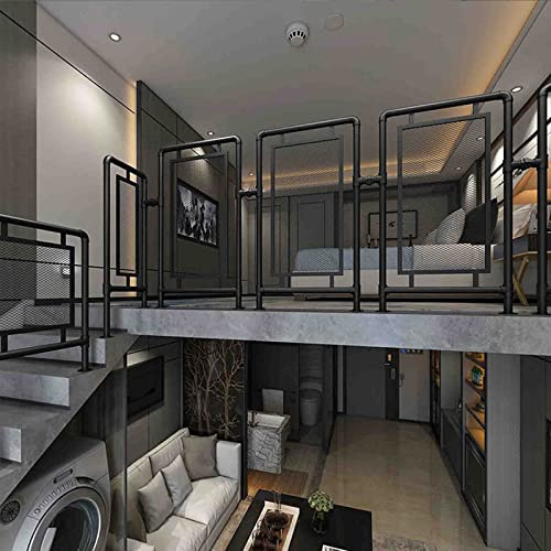 Stair Handrails Railing Kit - Balusters, Stair Railing Handrail, Outdoor Steps Stair Handrails, Garden Terrace Decking Ground Support Poles, for Garden/Loft/Corridor/Villa/Hotel(1pcs)