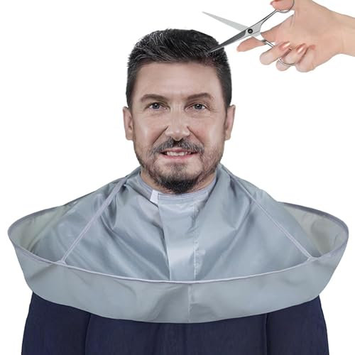 Haarschneideumhang – Friseur-Regenschirm-Umhang, Haarschneideumhang, Friseurumhang, 60 cm Regenschirm, Design Salon, Friseurumhang für Haarstylisten, Unisex-Haarschneide-Zubehör mit verstellbarer