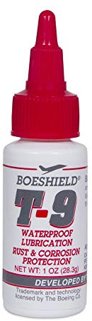Boeshield T-9 ® Automotive Waterproof Lubricant & Corrosion Inhibitor, Wax-Based Rust Prevention and Metal Protectant, 1 oz Drip Bottle