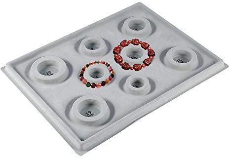 Hztyyier Tablett für Perlen, Design Board, Perlen für Schmuck, Perlen, Bretter für die Schmuckherstellung, Armband für Tablett, DIY Craft Werkzeug
