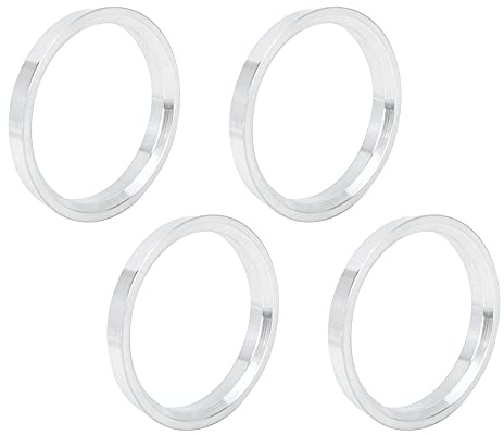 X AUTOHAUX Bague De Centrage 73.1-63.4mm 4Pcs Aluminium pour Auto