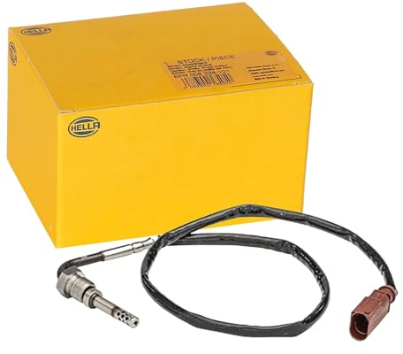 HELLA 6PT 358 181-011 Sensor, Abgastemperatur - 2-polig - geschraubt | Kompatibel mit: VW TIGUAN, TIGUAN VAN
