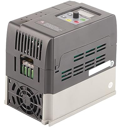 Convertidor Monofásico a Trifásico, Soporte de Variador de Frecuencia Variable Monofásico 220-240 V Ca Entrada Y Salida Trifásico 0-240 V Ca(2.2kw 9.5A)
