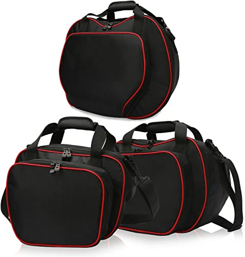 GETMORE Parts - Motorrad Innentaschen für Ducati Multistrada V4 Seitenkoffer und Topcase, 4-teilig/Zubehör für Motorradtour, Motorradreisetaschen/Innentaschen für Motorradkoffer