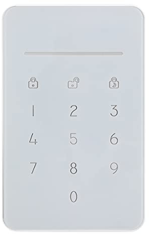 TechniSat TECHNISMART RFID Keypad – Erweiterung TECHNISMART Alarmsystem | Tastenfeld zur Aktivierung oder Deaktivierung des Systems, Netzteil oder Kabelloser Betrieb über Akku