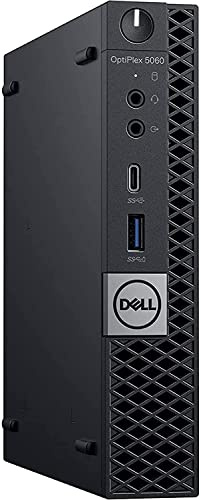 Dell OptiPlex 5060 Micro Desktop Computer | Hexa Core Intel i5 (2.1) | 16GB DDR4 RAM | 512GB PCIe | Windows 11 Professional | Dell OptiPlex Home or Office PC (Renewed)