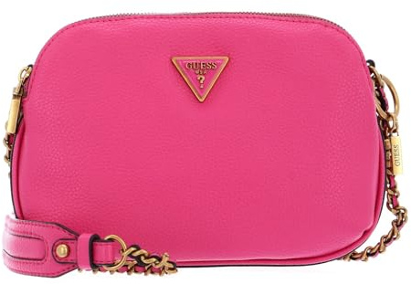 GUESS Becci Girlfriend Double Zip Crossbody Bag Magenta