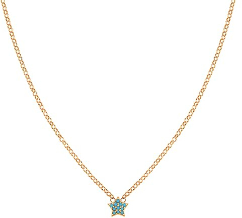 Nomination | Damhalsband - karbinlås – 925 silverhalsband med hänge och Cubic Zirconia – Tillverkad i Italien - 40-44 cm, Regoular, Sterlingsilver, 925 silver