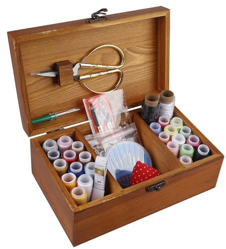 Grundlegendes Nähset, 75-teiliges Nähzubehör und Zubehör mit Spulen FadenNadel Fingerhut Nadelkissen, Nähreparatursets für Anfänger Reisende Verwandte und Freunde Heimwerken