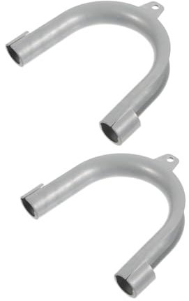 OKUMEYR 2pcs Washing Machine Drain Hose Support Hook U-shape Holder for Washer Drain Pipe Efficient Laundry Water Discharge