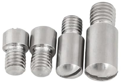 AYYSSM 5 Tornillos de Eje ranurados sin Cabeza de Acero Inoxidable 304 GB831, M8x6/10/16 mm, Tornillos de Paso, Pernos de manija de Mano(M8X6 5PCS)