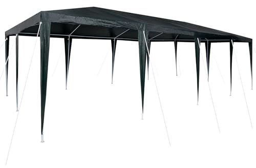 vidaXL Tente de fête Vert et Blanc 800 x 400 x 266 cm, Tente de Rassemblement extérieure, matériaux UV résistants, auvent Moderne pour l'été, cérémonie, fête, abri terrasse.