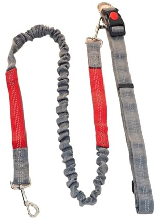 SUBLXPoten Joggingleine Hunde Mit Bauchgurt Elastischer Nylongürtel for Spazierengehen mit Hunden, Laufen, Traktion und elastischer multifunktionaler Hundegürtel for Heimtierbedarf(Color 2)