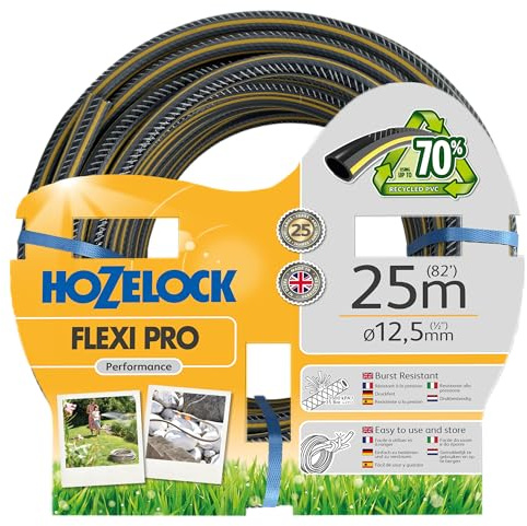 Hozelock Ltd 100-101-511 Flexi Pro Hose Garden, Yellow & Grey