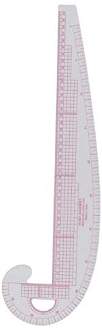 Haofy Règle Courbe Française pour la Couture, Outil de Création de Motifs en Plastique Transparent, Modèle de Conception de Haute Précision pour Tailleurs