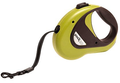 Karlie Hunde Rollleine DOGX2GO, 5m Leine mit Beutelhalter, grün, bis max.12kg