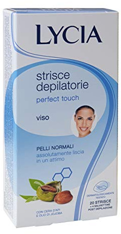 LYCIA Perfect Touch Gesichtsenthaarungsstreifen für normale Haut LYC-01