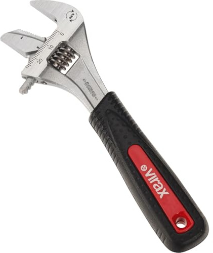Virax clé à molette 162mm à mors réversible