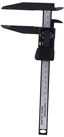 Digitaler Messschieber, 150 mm/300 mm Digitaler Messschieber aus Carbon mit Langem Messwerkzeug für Schulen, Zimmerer, Bauernhöfe oder Privathäuser(150MM)