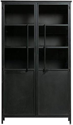 De Eekhoorn Vitrinenschrank Exhibit H 170 cm Schrank Vitrine Metallschrank Metall schwarz