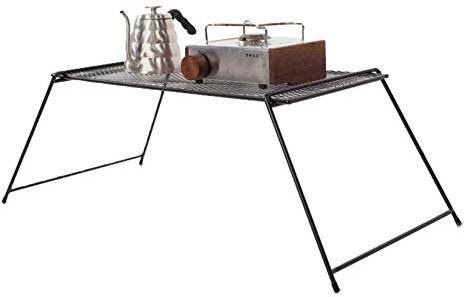 MNSSRN Console de Camping, Grill Grill Fer Pliante Pliante, Table à Manger de Travail Multifonction, Randonnée Portable Barbecue Pique-Nique Outil de Cuisson,B