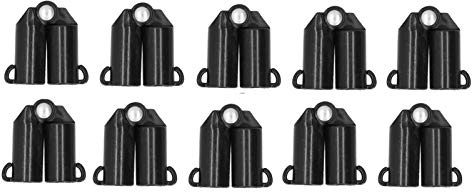 Kit de Conector de Varilla para Plantas, Conectores Ajustables de Horquilla B Resistentes para Enrejado de Jardín, 11 mm y 16 mm, Conector de Plástico para Soportes de Plantas en Jardinería Agrícola