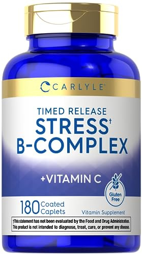 Carlyle Stress B Complex with Vitamin C | 180 Caplets