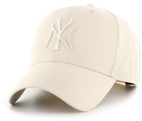 '47 New York Yankees Black MLB Most Value P. Kids Snapback cap, Beige., Taglia Unica
