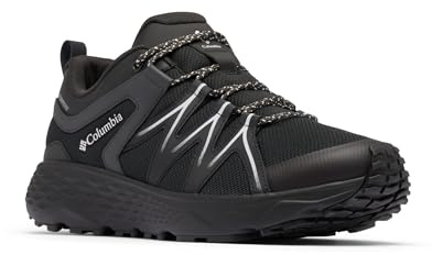 Columbia Men's Peakfreak Roam WP, Low Rise Trekking and Hiking Shoes, Black/Silver Grey, 9 Regular