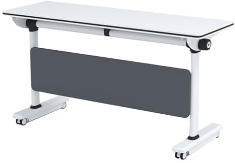 Klappbarer Konferenztisch Groß Rollbar Mobiler Büro-Schulungstisch Tragbarer Zusammenstellbarer Besprechungstisch Schreibtisch PC Tisch Bürotisch Arbeitstisch Esstisch Für Büro(40cm)