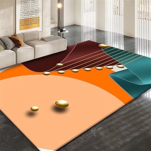 Cool Kids Bedroom Rug Large Living Room Carpet Anti Slip & Dirt Resistant Interior Decor for Bedroom Sofa Corridor Gaming Room Decor